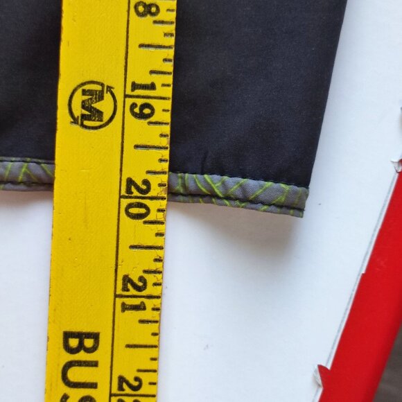 Volcom board short men's size 30 olive green black white stripes pattern - Picture 10 of 11